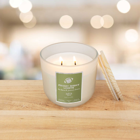 Friday Night Lights 2-Wick Candle by Buff City Soap Supply, LLC