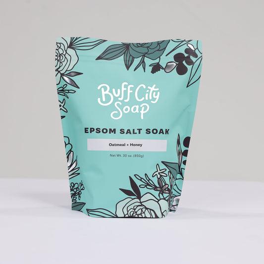 Oatmeal + Honey Epsom Salt by Buff City Soap Supply, LLC