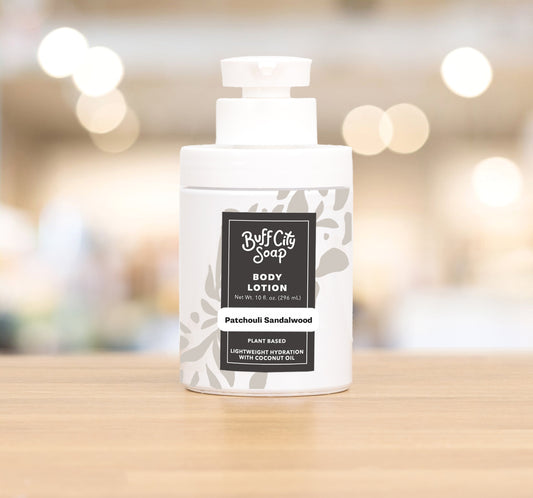 Patchouli Sandalwood Body Lotion by Buff City Soap Supply, LLC
