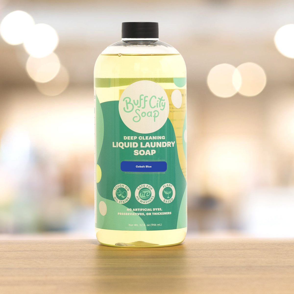 Cobalt Blue Liquid Laundry Soap by Buff City Soap Supply, LLC
