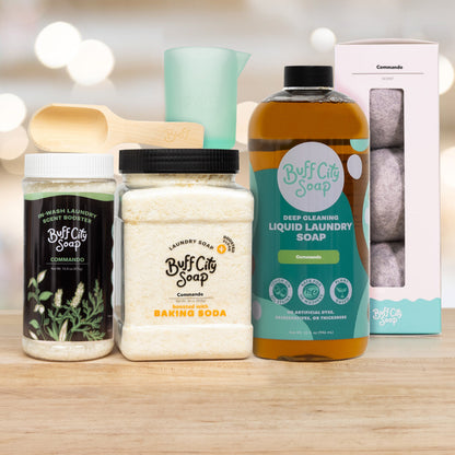 Commando Total Laundry Bundle by Buff City Soap Supply, LLC