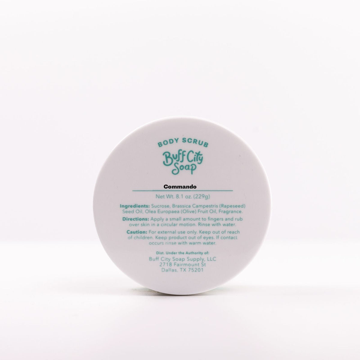 Commando Body Scrub by Buff City Soap Supply, LLC
