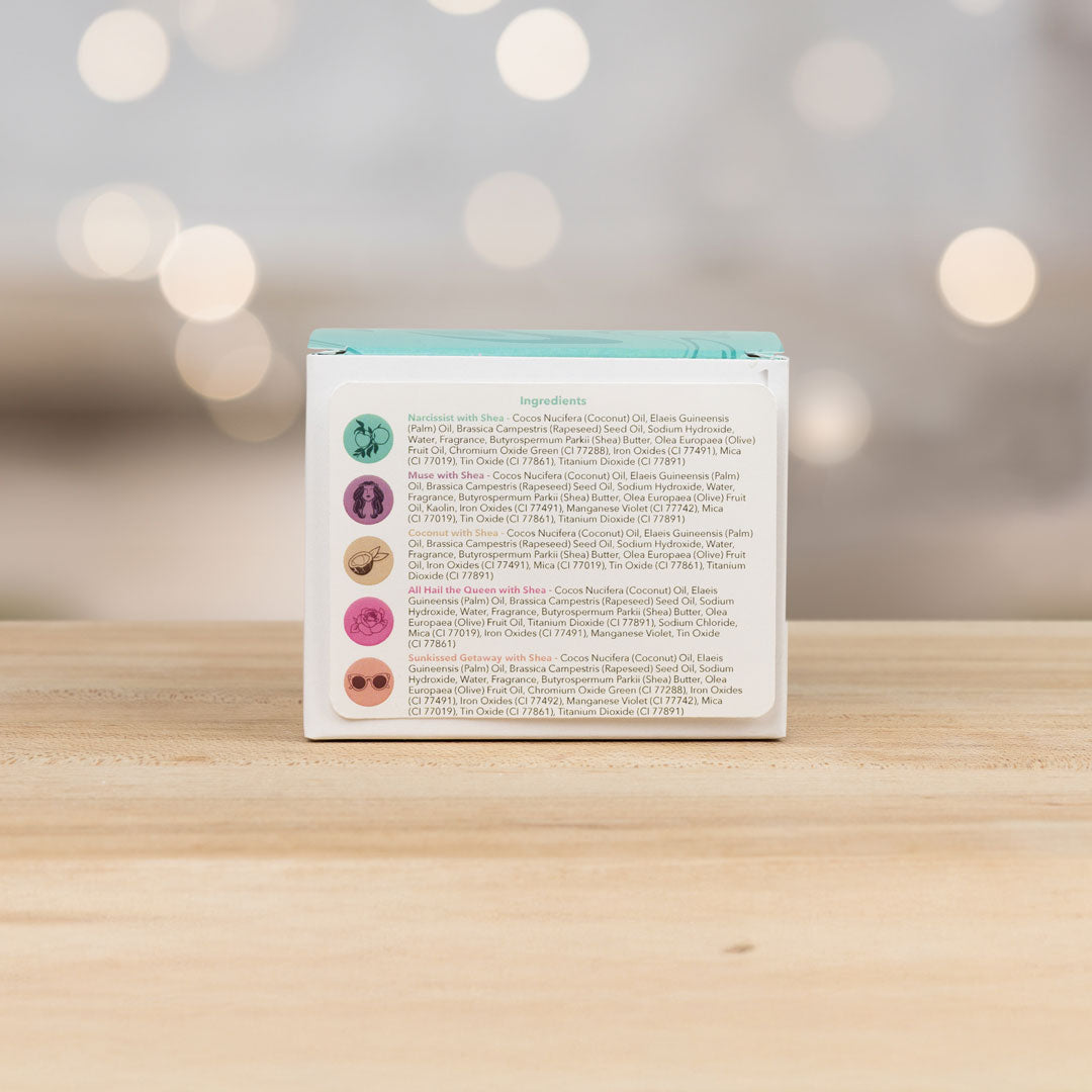 Essentials Shea Butter Mini Soap Set by Buff City Soap Supply, LLC