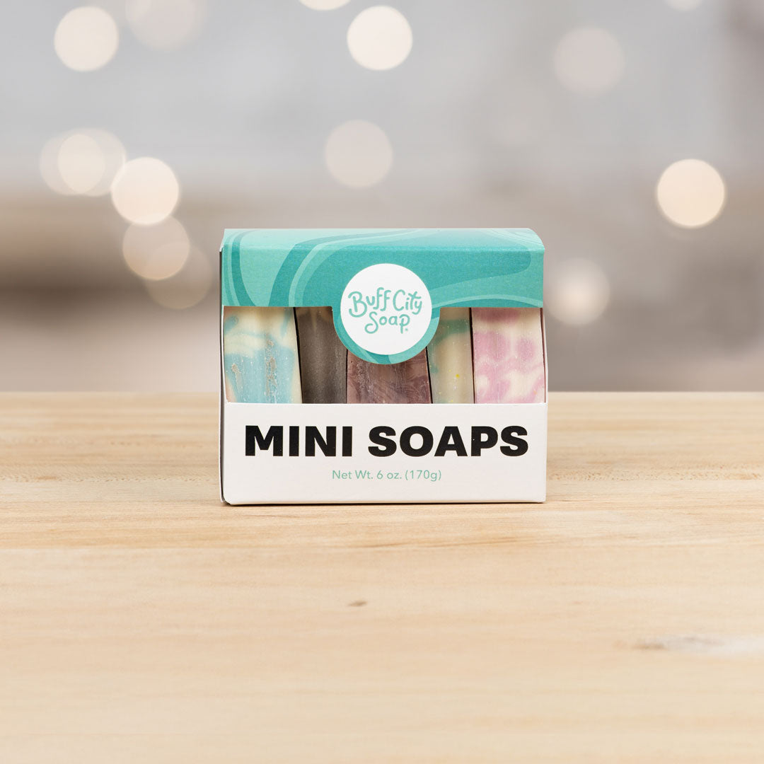 Essentials Shea Butter Mini Soap Set by Buff City Soap Supply, LLC